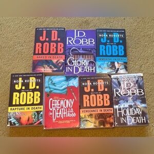JD Robb Death Series Paperback Book Lot of 7